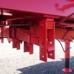 Flèche sur ressort avec béquille hydraulique